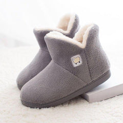 Winter Cotton Slippers Sheep Skin Woman Slippers Natural Fur Women Warm Indoor Shoes Soft Wool House Slippers Memory Foam Closed Back Slippers With Warm Lining Wool-Like Blend Cotton House Shoes
